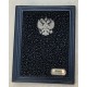 Кожаная папка ручной работы "Офис" герб из бронзы (возможна персонализация изделия) Кожаная папка ручной работы "Офис" герб из бронзы (возможна персонализация изделия)