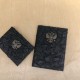 Подарочный комплект ручной работы (кожаные изделия) «Гром и молния» герб из бронзы (возможна персонализация изделий) Подарочный комплект ручной работы (кожаные изделия) «Гром и молния» герб из бронзы (возможна персонализация изделий)