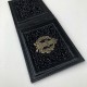 Кожаная обложка на удостоверение ручной работы "Адвокат Black" символика из бронзы (возможна персонализация изделия) Кожаная обложка на удостоверение ручной работы "Адвокат Black" символика из бронзы (возможна персонализация изделия)